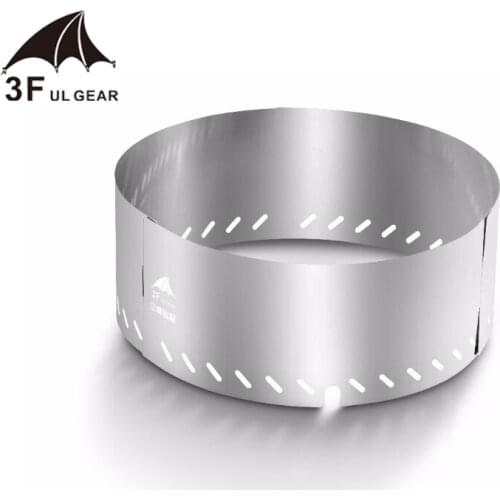 3F UL GEAR Rubiks Cube Multi-purpose Furnace Head Wind Deflector Windproof Board Two / three Pieces Deserves To Receive Bag