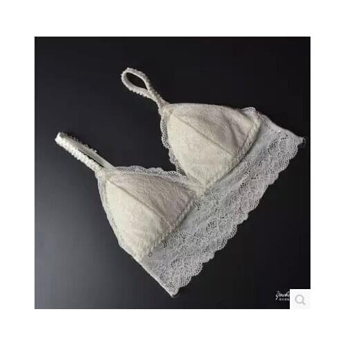 Fashion underwear ultra-thin wireless bra sexy bikini cup triangle cup bra