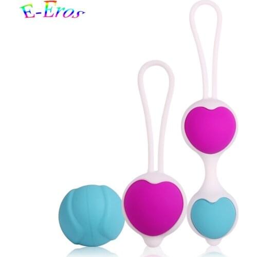 ORISSI 3pcs/set Baile Vaginal Ball Vagina Tight Love Ball Kegal Adult Toys Erotic Sex Toys Sex Products Ben Wa Ball
