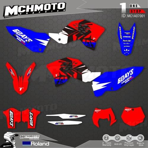 MCHMFG Customized Team Graphics Backgrounds Decals Custom Stickers For 07-10 SXF 08-11EXC Graphics