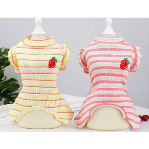 Four Legs Pet Dog Clothes Home Service Jumpsuit Pullover Bubble Sleeves Pullover Dog Hoodies For Small Medium Dogs