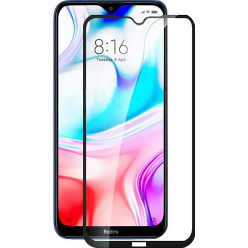 Full cover for xiaomi redmi note 9s 8t 8 7 6 pro tempered glass redmi 8A 7A 6A protective film phone screen protector on glass