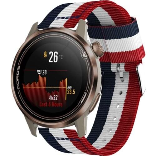 20mm 22mm Watchband For COROS APEX Pro Watch Replaceable accessories Nylon Wrist Band Strap For APEX 46mm 42mm Bracelet Correa