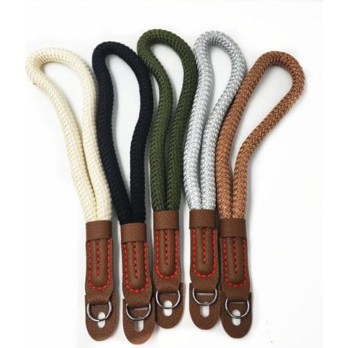 Camera Strap Wrist Hand Strap Fashion Vintage Cotton for Leica Canon Nikon Sony SLR Camera Strap Photography Camera Accessories