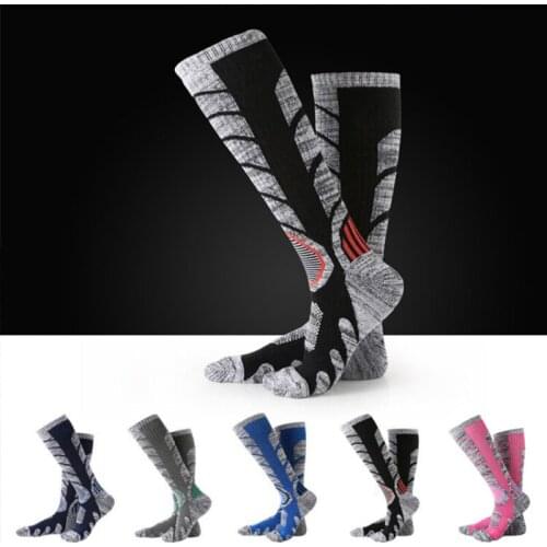 Warm Sports Long Thermal Socks Men Women Thick Cotton Outdoor Sport Climbing Camping Hiking Cycling Snow Snowboard Ski Sock