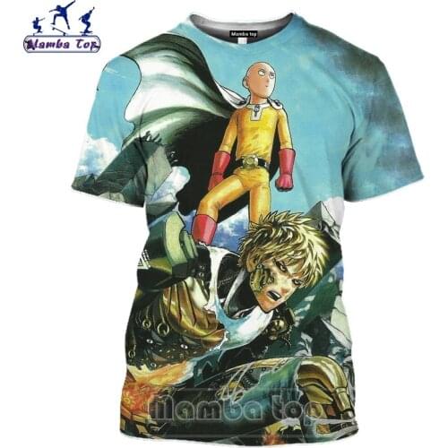 Mamba top One Punch Man T Shirt New 3D Anime Senritsu no Tatsumaki Mens T-shirts Sexy Loli Women Tshirt Harajuku Men Sportswear