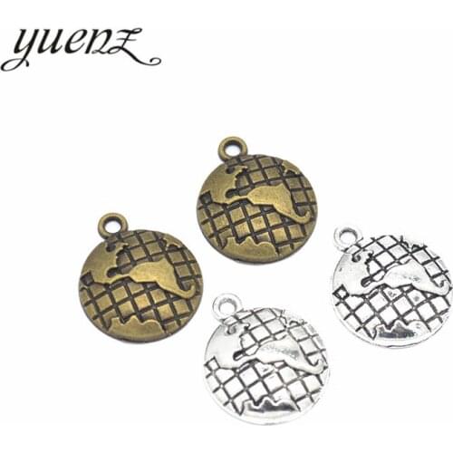 YuenZ 8pcs Antique silver Plated Planet Charm Pendants Jewelry Diy Jewelry Accessories Making DIY Findings L103
