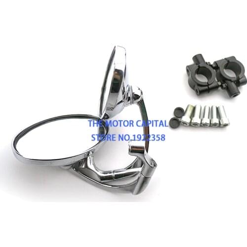 Scooter rearview mirror classic Ellipse retroviseur moto mirror benelli motorcycle side mirror motorbike