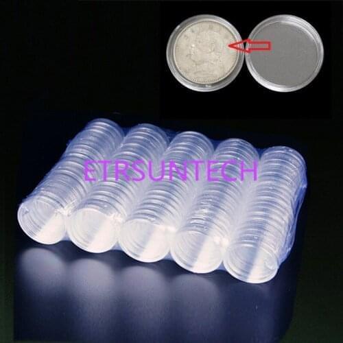 3000pcs 40mm Clear Coin Capsules Caps Transparent Coincapsules For Coins US Presidential Sacagawea Dollar