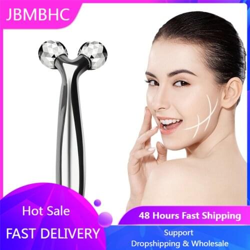 3D Face-lift Roller Massage 360 Rotate Face Roller Massager Body Shape Wrinkle Remover Face Skin Care Massage Tools Wholesale