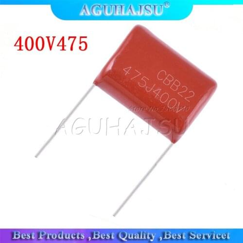 5PCS 400V475 400V 475 4.7UF Polypropylene film capacitor pitch 25mm