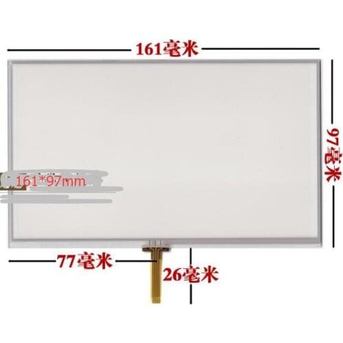 7 inch touch screen 161*97mm x10 x20 handheld navigator e road navigation GPS welding handwritten screen Outside screen