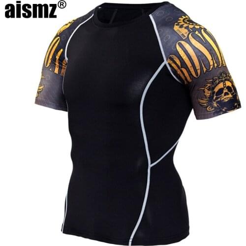 AISMZ Short Sleeve T-shirts For Men
