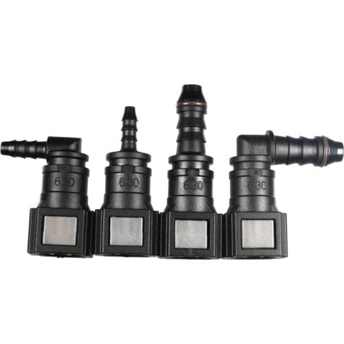 Auto parts Plastic fuel fitting SAE1/4" Fuel Quick Connector with Male End Piece quick connector kits