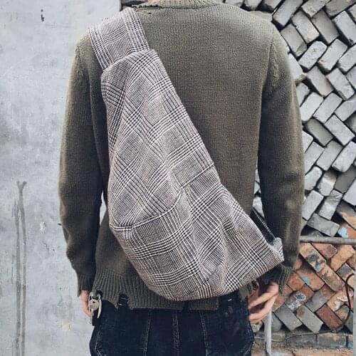 Large Handmade Seamless Patchwork Women Shoulder Bag Vintage Bohemian Handbags Hippy Hippie Hobos Bags Striped lattice