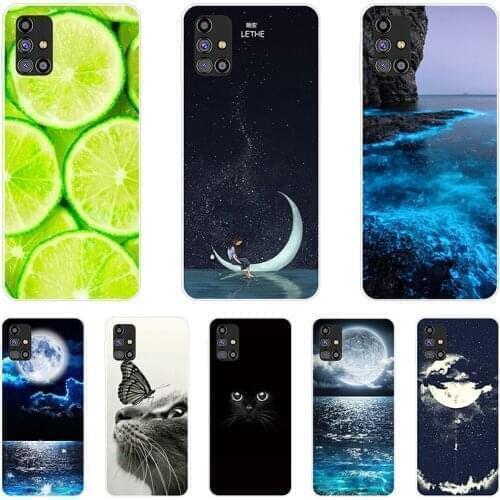 For Samsung M31s Case Silicone Soft Wolf Lion Phone Cover for Samsung Galaxy M31S Case Coque M 31S Protective 6.5'' M31 S Fundas