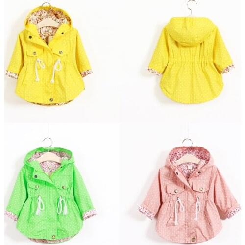 FANCOUVEN Trench Coats For Girls