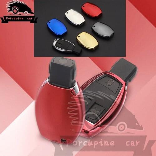 Flip Replacement Car Key Case Cover for Mercedes A B R G Class GLK GLA w204 W251 W463 W176 TPU Shell Material Plastic Auto Parts