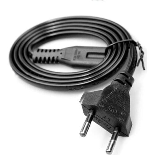 1.5m Eu Plug Power Supply Cable Lighting Power Cable Audio Speaker Power Charging Cable Battery Charger adapter Cable