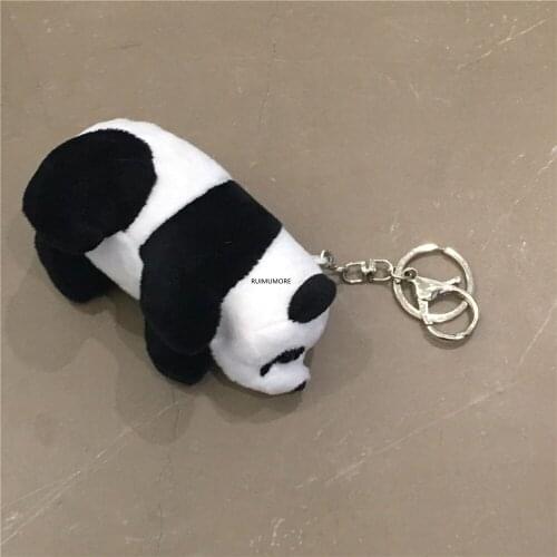 Quality Key Clip Toy Size 9CM , Cute Panda Cotton Stuffed Plush Toy Gift Animal Doll