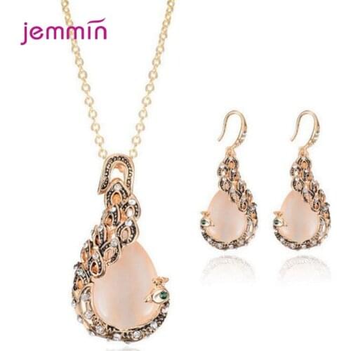 Newest Korean Fashion Trend Genuine 925 Sterling Silver Jewelry Set 1 Pc Pendant Necklace + 1 Pair Of Earrings Free Shipping