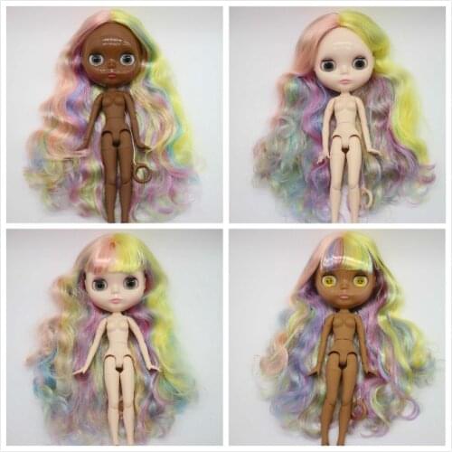 Joint body Nude blyth Doll,multicolour Factory doll Suitable For DIY Toy For Girls 1026