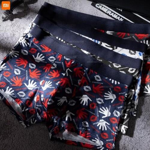 Xiaomi mens underwear boxer shorts printed antibacterial boys boxer shorts youpin shorts