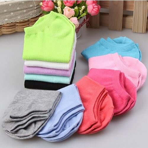 10pairs/5pairs/lot Candy Colors Women Ankle Socks Funny Cute Solid color Plush Boat Socks Womens Lady Girl Art Sock Short Sox