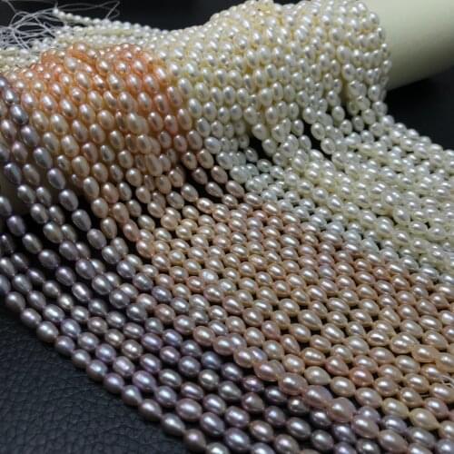 Natural Pearl necklace Beaded Loose Beads for Make wedding christm Jewelry DIY Bracelet Necklace earrings rings goth for women
