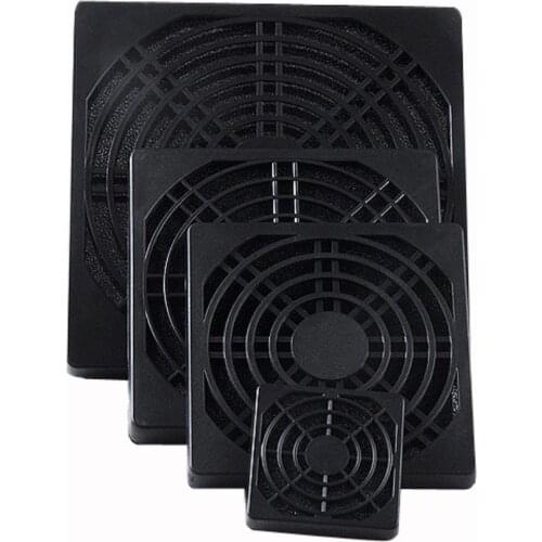 40mm 60mm 80mm 90mm Plastic Case Fan Dust Filter Guard Grill PC Computer Fans Filter Cleaning Case Protector Dustproof Cover