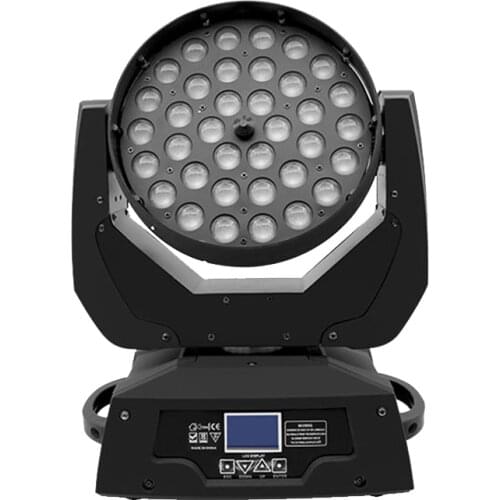 Professional Focus Light 36Pcs 10W RGBW 4 IN 1 Led Moving Head With Zoom Function Big Area Coloring Use For Stage DJ KTV Disco