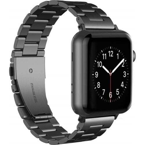 Stainless Steel correa for iwatch band 44mm 42mm bracelet Compatible for apple watch 5 4 3 2 1 Strap 38mm 40mm Men Women belt