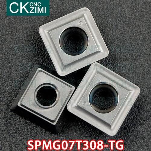 SPMG07T308-TG SPMG 07T308 TG Carbide Inserts Indexable U Drill Turning Inserts Tools CNC Metal lathe Tools for stainless steel