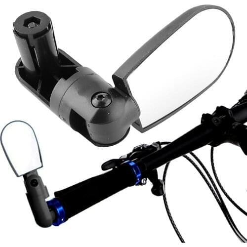 Rotation Mini Bicycle Mirrors Road Bike Cycling Handlebar Rearview Mirror Biking Portable Dustproof Cycling Parts