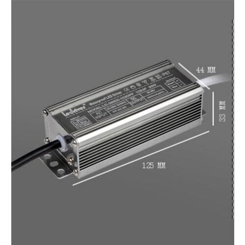 10PCS FREE SHIP 40W 10 SERIES 4 PARALLEL 1200MA LED driver IP67 waterproof power supply LED flood street light 2 years warranty