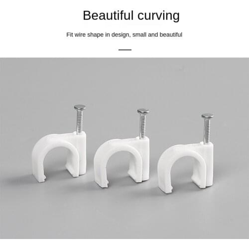 100Pcs Pipe Mount Base Insert Mount Wires Tie Car Cable Clip Adhesive Mounts for Wiring Clamps Ties Accessories Equipment