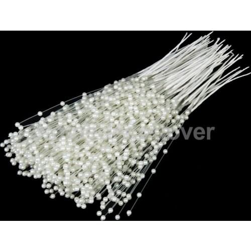 100 Stems of Wedding Decoration Pearl Spray Wedding Bouquet Cakes Crafts