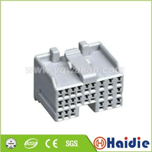 2sets auto 24pin cable housing plug wiring harness unsealed connector 316372-6