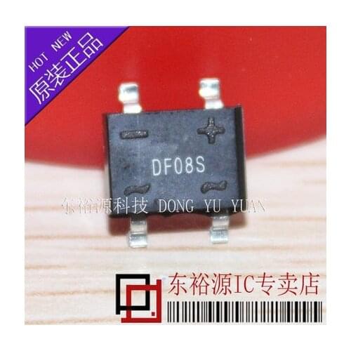50PCS DF08S SOP-4 DF08 SOP4 08 1A 800 V New and original