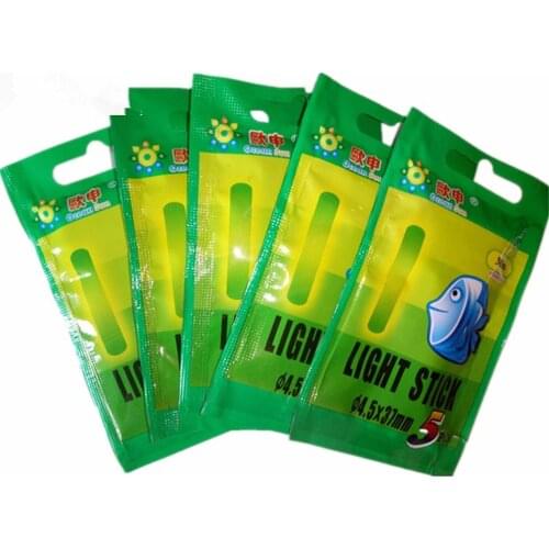 50pcs or 25pcs 4.5*37mm Night Fishing Luminous Float Fluorescent Light Stick Rod Multi-Color LightsDark Glow Stick Fishing Tools