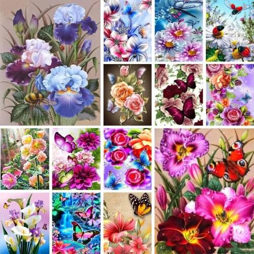 5D DIY Diamond Painting Butterfly Art Rhinestone Picture Cross Stitch Kit Full Diamond Embroidery Mosaic Home Decoration Gift