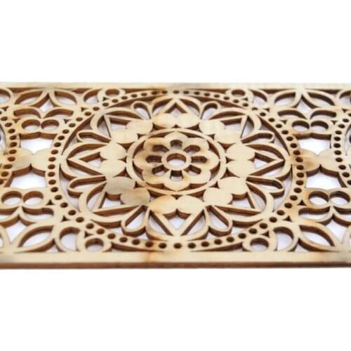 Arab Lattice Openwork - Wood Cut by Laser - Model 12 - 50 cm