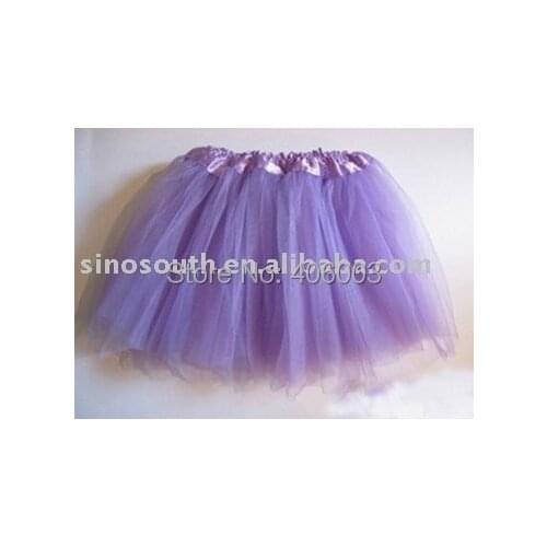 Free shipping wholesale purple infant tutu girls skirt
