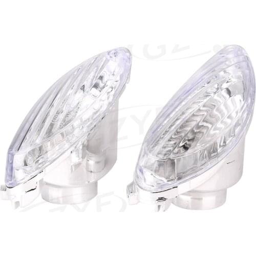 E-Mark Motorcycle Front Turn Signal Indicator Light Lens Cover Shell For Suzuki Hayabusa GSXR1300 GSX1300R 2008 2009 2010 ABS