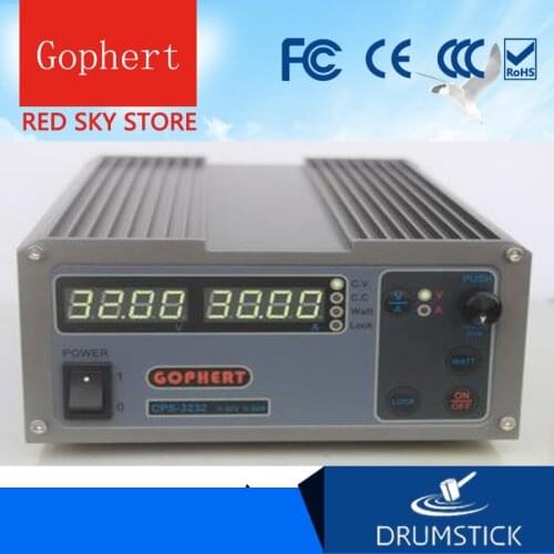 Gophert CPS-3232 DC Switching Power Supply Single Output0-32V -0-32A 1000W adjustable