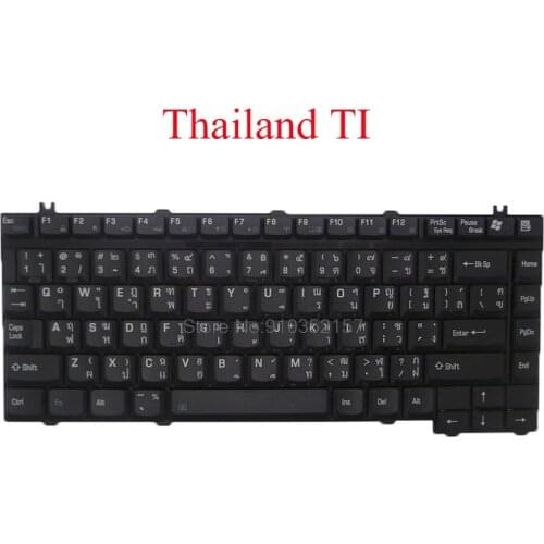 Laptop FR GR TI Keyboard For Toshiba For Satellite A10 A15 A25 A35 A40 A45 A50 A60 French Germany Thailand PK13AT10760 black new