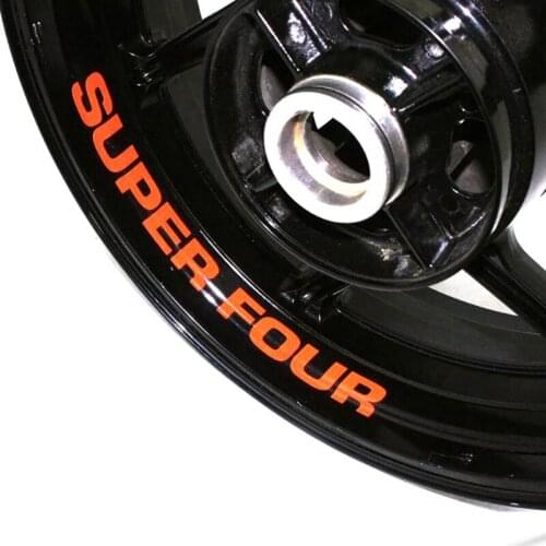 Motorcycle Wheel Sticker Decal Reflective Rim Bike Motorcycle Suitable for HONDA SUPER FOUR