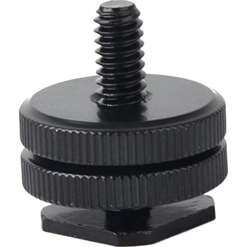 Hot Shoe Mount 1/4 "Screw Tripod for Camera Flash Shoe Mount Adapter Camera Accessories