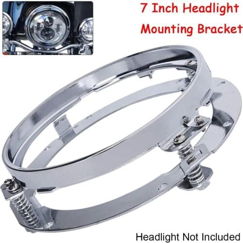 7 Inch Round Headlight Ring Mount Bracket for Harley Davidson Headlamp Mounting Clamp Holder For Jeep Wrangler JK