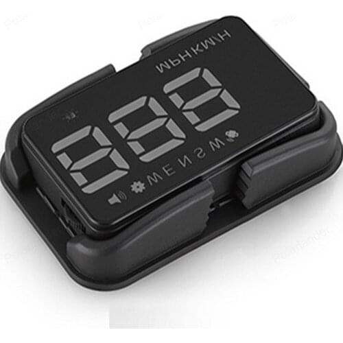 Head Up Display A5 GPS 3.5 inch HD Windshield Projector Digital Speedometer km/h MPH Warning Car HUD Display